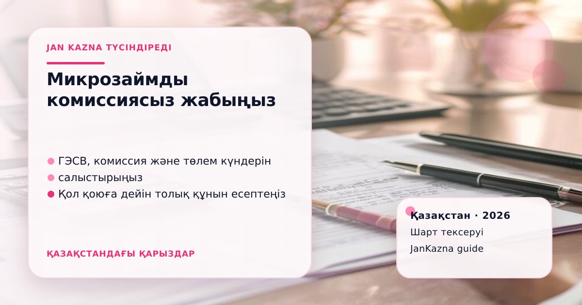 JanKazna стиліндегі пастельді кеңсе көрінісі, қарыз шартын тексеру карточкасы