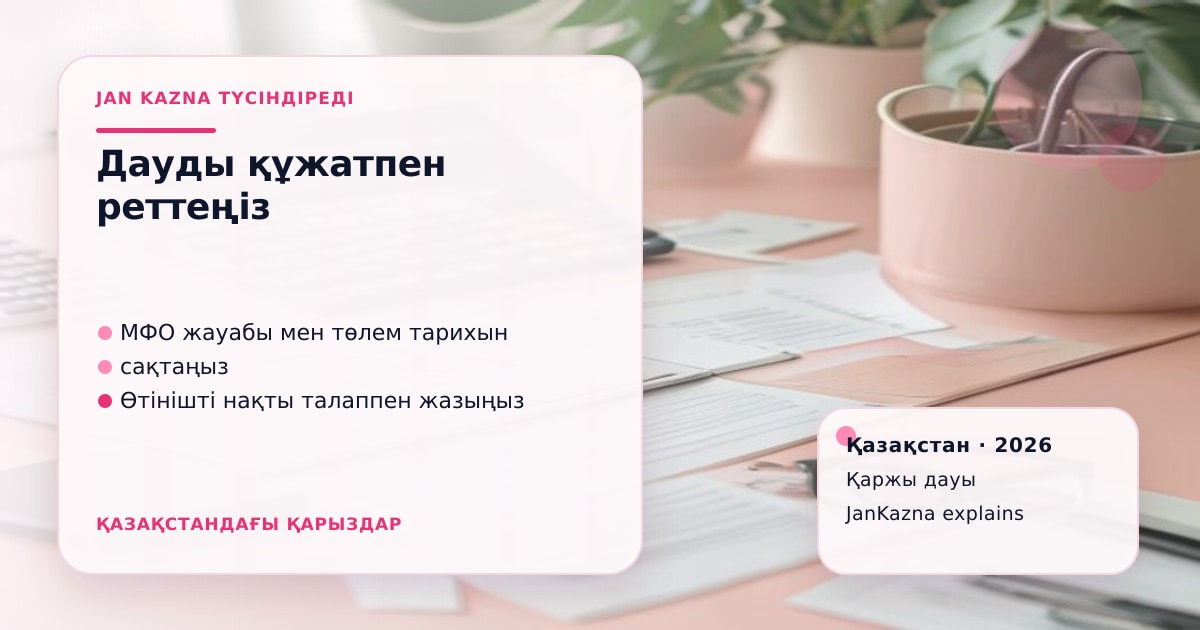 Иллюстрация ЖанКазна к материалу о как сохранить доказательства по спору с кредитором