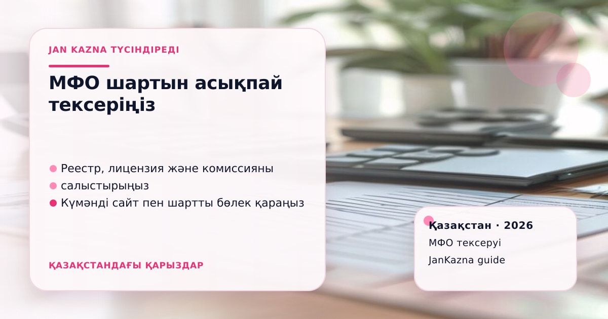 Иллюстрация ЖанКазна к материалу о страница «как мы сравниваем мфо»